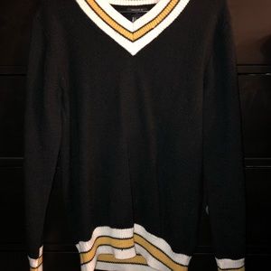 Varsity V-neck Sweater